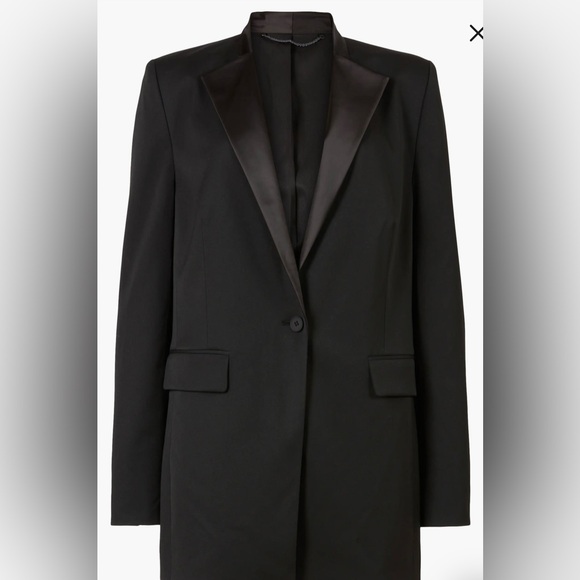 All Saints Jackets & Blazers - ALLSAINTS Sofia Satin Trim Blazer SZ 4